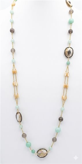 Collana Sicylui Donna in Argento Pietre dure 1550CO - 1550CO